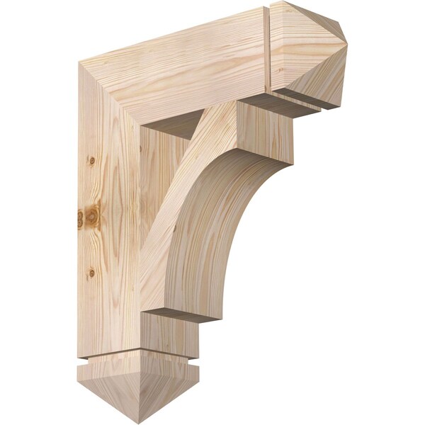 Ekena Millwork Westlake Arts & Crafts Smooth Bracket, Douglas Fir, 5 1/2"W x 20"D x 24"H BKT06X20X24WTL03SDF - main